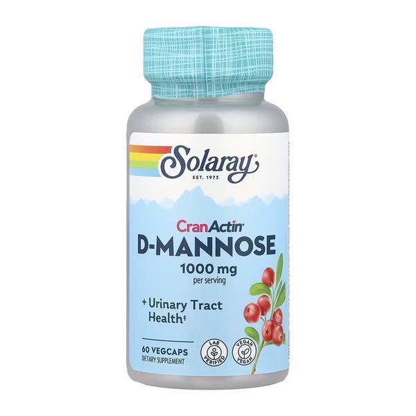 CranActin D-Mannose 1000mg - 60 vcaps 2023-10-5844 фото