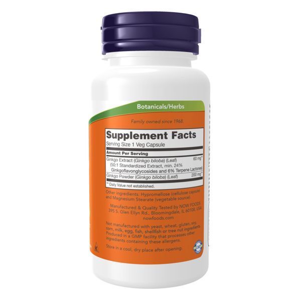Ginkgo Biloba 60mg - 240 vcaps 2022-10-2644 фото