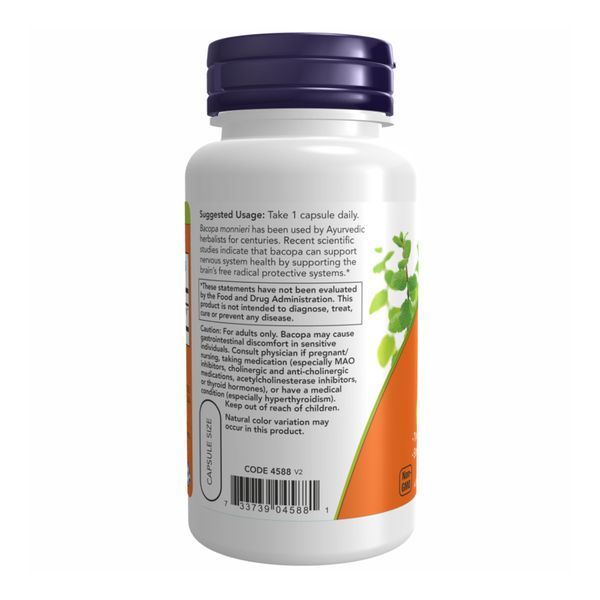 Bacopa Extract 450 mg - 90 vcaps 2022-10-0985 фото