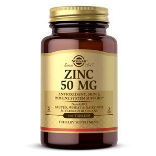 Zinc 50mg - 100 tabs 100-92-5525470-20 фото