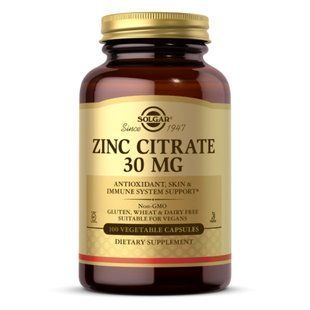 Zinc Citrate 30mg - 100 vcaps 2022-10-1554 фото