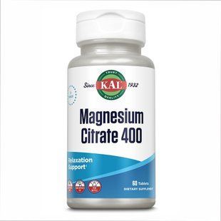 Magnesium Citrate 400mg - 60 tabs 2022-10-1008 фото