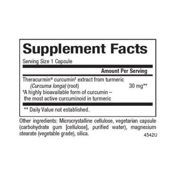 CurcuminRich Theracurmin 30 mg - 60 vcaps 2023-10-3837 фото
