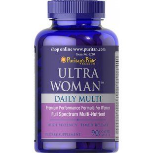 Ultra Woman&trade; Max Daily Multi Multivitamin - 90 caps 100-69-4940187-20 фото