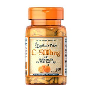 Vitamin C-500 mg with Rose Hips Time Release - 100 caps 2023-10-6438 фото