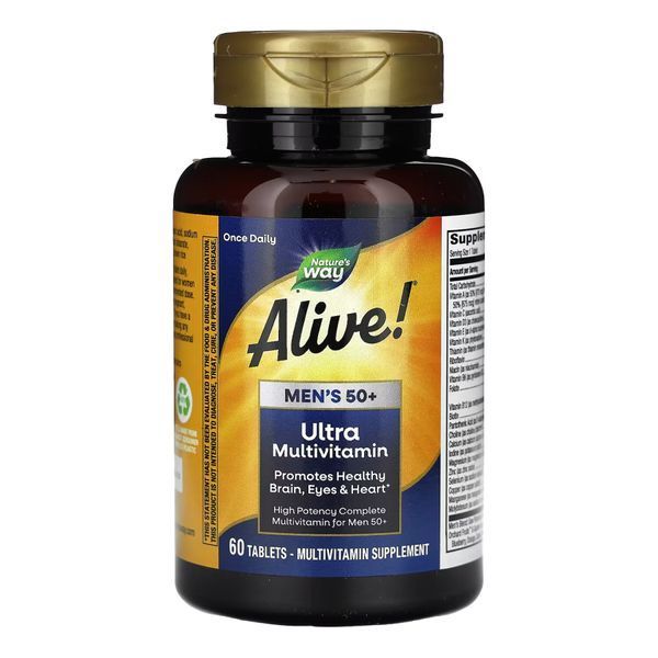 Once Daily Men's 50+ Ultra Multivitamin - 60 tabs (До 10.26) 2024-11-0287 фото