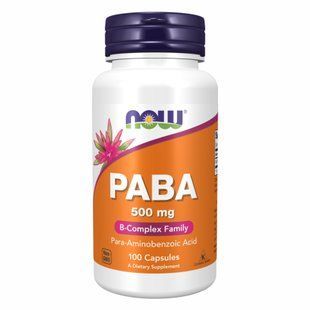 PABA 500mg - 100 caps 2022-10-2059 фото