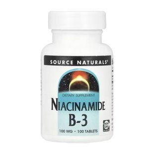 Niacinamide B-3 100 mg - 100 tabs 2023-10-6139 фото