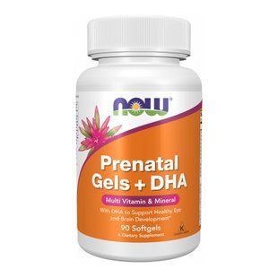 Prenatal Gels + DHA - 90 softgels 2023-10-6117 фото