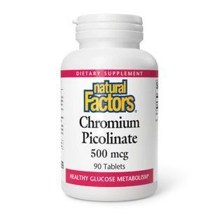 Chromium Picolinate 500mcg - 90 tabs 2023-10-3819 фото