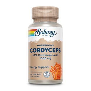 Cordyceps Mushroom Extract 1000mg - 60 vcaps 2023-10-2131 фото