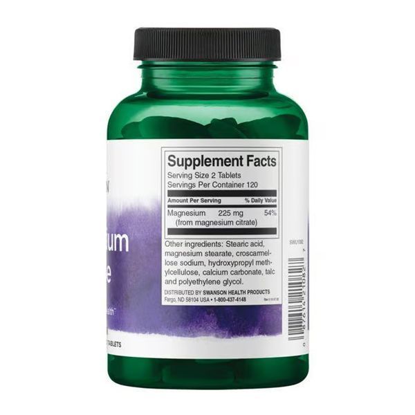 Magnesium Citrate Super Strength - 240 tabs 2023-10-5859 фото