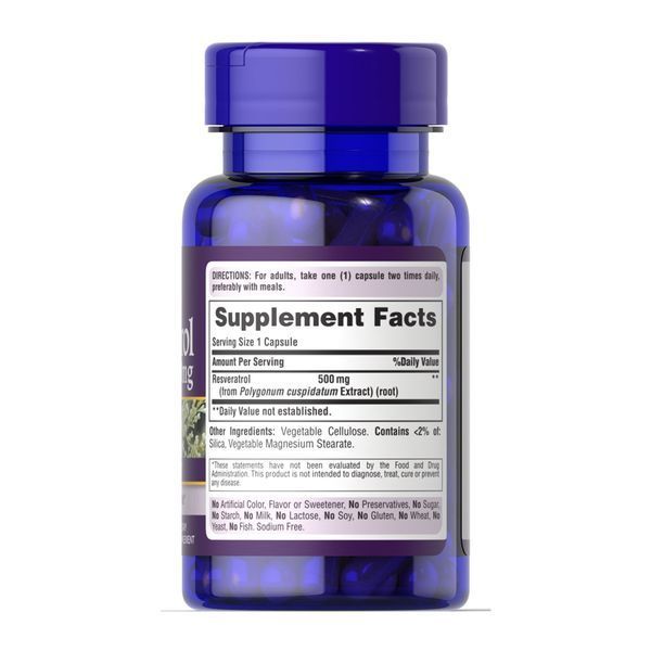 Resveratrol 500 mg - 30 caps 2023-10-6442 фото