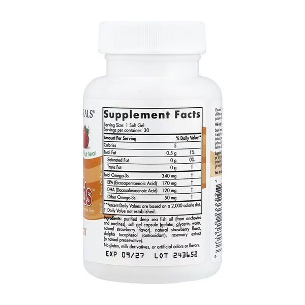 Daily Omega Kids - 30 softgels Natural Fruit 100-21-9722861-20 фото