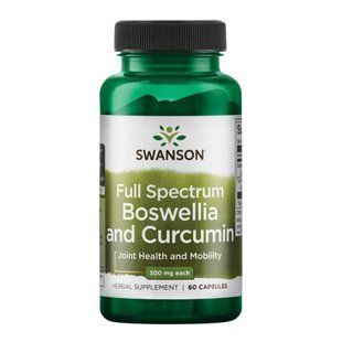 Full Spect Boswellia and Curcumin - 60 Caps 100-37-4856184-20 фото