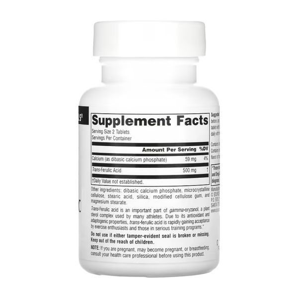 Trans-Ferulic Acid 250mg - 30 tabs 2023-10-5287 фото