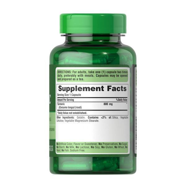 Turmeric 800 mg - 100 caps 2023-10-6443 фото