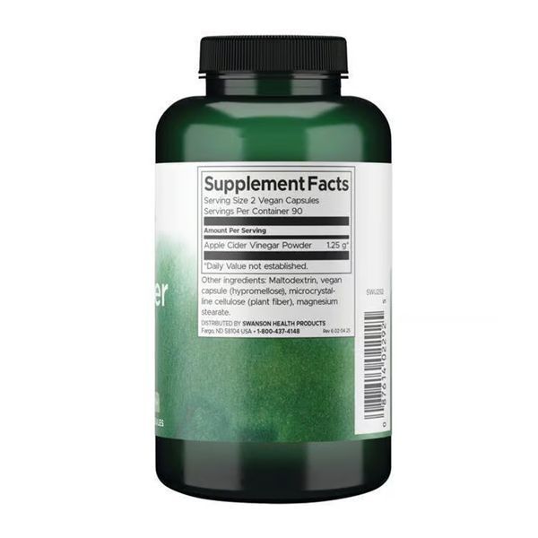 Apple Cider Vinegar High Potency 625mg - 180 caps 2023-10-5862 фото