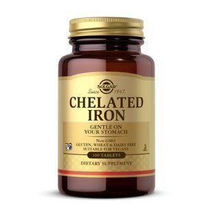 Chelated Iron - 100 tabs 2023-10-3687 фото