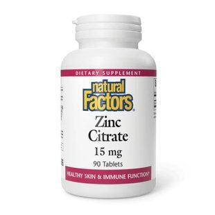 Zinc Citrate 15mg - 90 tabs 2023-10-3825 фото