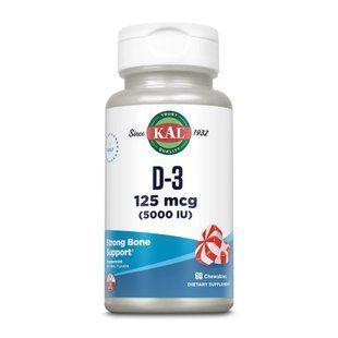 D-3 5000 IU 125mcg - 60 chewables 2023-10-2123 фото