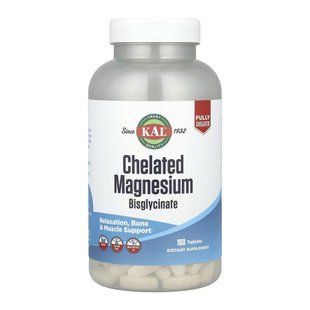 Chelated Magnesium Bisglycinate - 180 tabs 2023-10-7013 фото