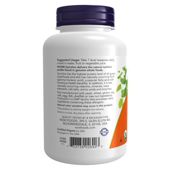 Spirulina Powder - 454g 2022-10-2600 фото