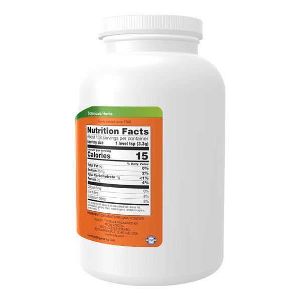 Spirulina Powder - 454g 2022-10-2600 фото