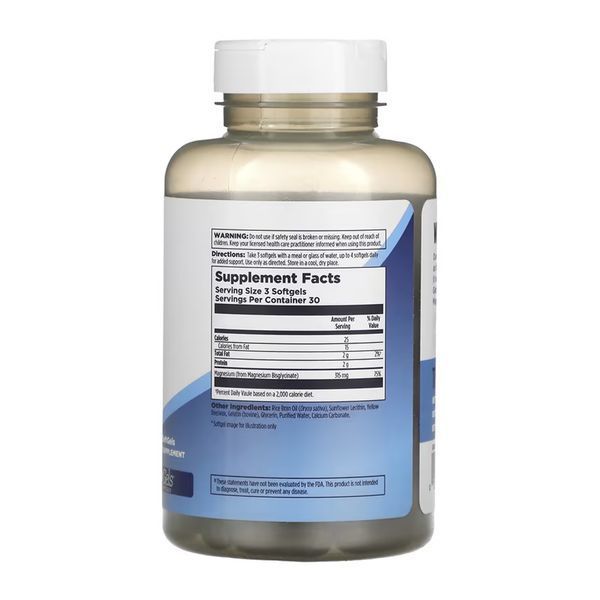 Magnesium Glycinate - 90 softgels 2023-10-7019 фото