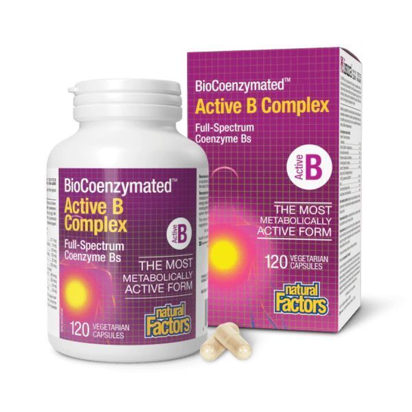 BioCoenzymated Active B Complex - 120 caps 2023-10-7544 фото