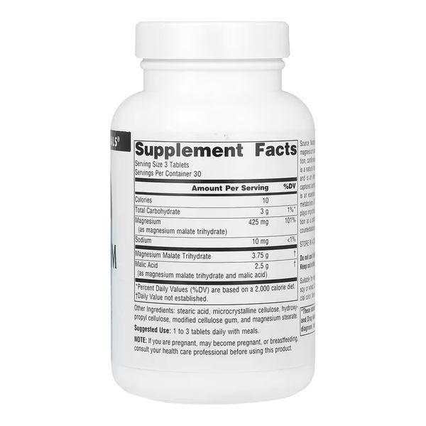 Magnesium Malate 1250mg - 90 tabs 2023-10-2677 фото