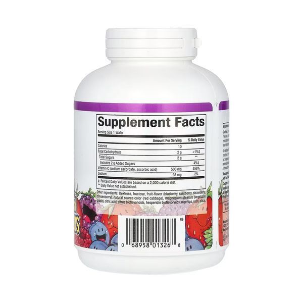 Vitamin C 500mg - 90 tabs Mixed Berry 2023-10-6552 фото