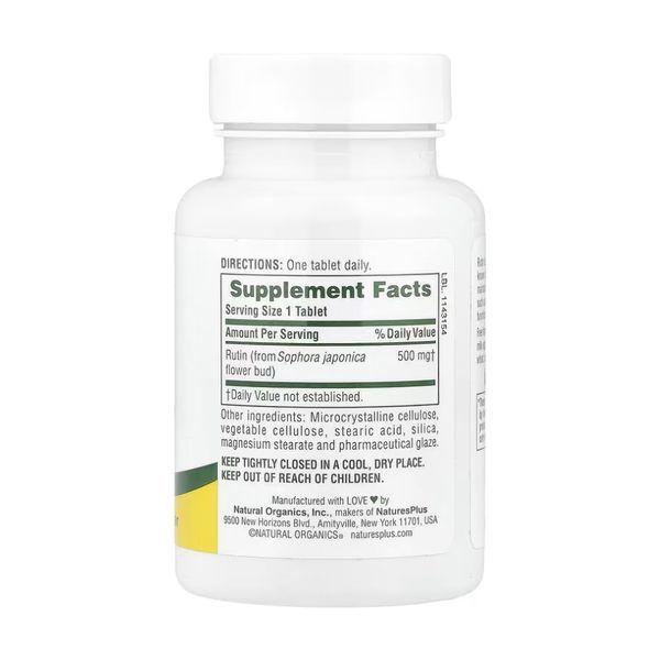 Rutin 500mg - 60 tabs 2023-10-5223 фото