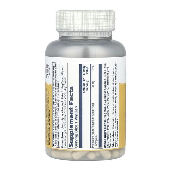 Potassium 99mg - 200 vcaps 2024-11-0249 фото