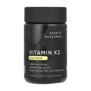 Vitamin K2 100mcg - 60 veggie softgels 2023-10-6171 фото
