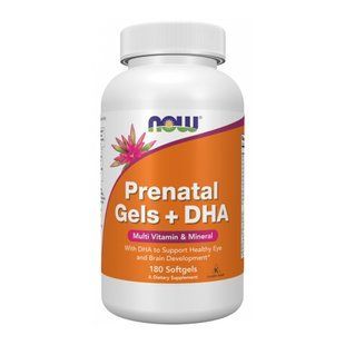 Prenatal Gels + DHA - 180 softgels 2023-10-4604 фото