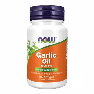 Garlic Oil 1500mg - 100 sgels 2022-10-0065 фото