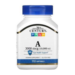 A 3000 mcg (10,000 IU) - 110 softgels 2023-10-7041 фото