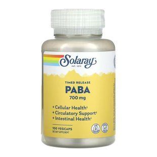 PABA 700mg - 100 vcaps 2023-10-6876 фото