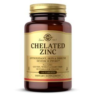 Chelated Zinc - 100 tabs 2022-10-1520 фото