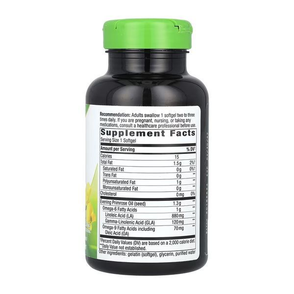 Evening Primrose Oil 1300 mg - 60 softgels 2023-10-6425 фото