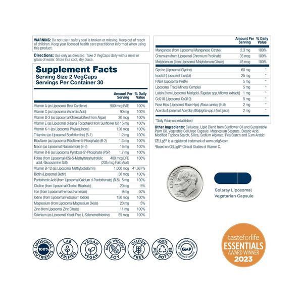 Liposomal Multivitamin Universal - 60 vcaps 2023-10-6788 фото